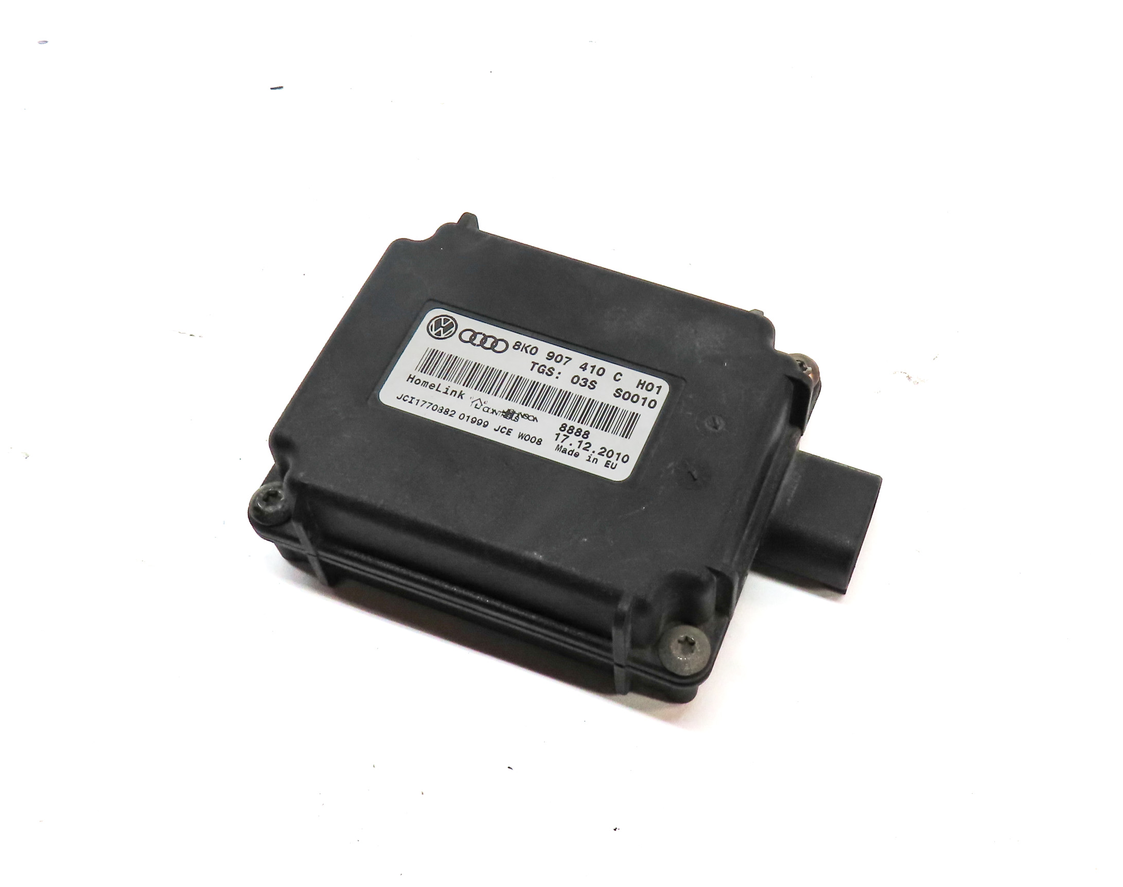2008-2012 AUDI A4 S4 A5 Q5 Q7 (B8 8K 8T 8R 4L) HOMELINK GARAGE DOOR GATE MODULE — exact item pictured